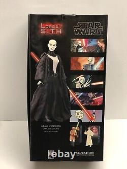 ASAJJ VENTRESS Star Wars Lords of Sith SIDESHOW Collectibles 16 Figure (NEW)