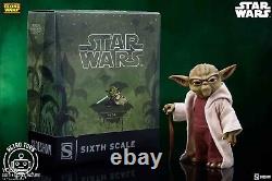 Hot Toys Collectibles SIDESHOW YODA CLONE WARS Star Wars Sixth Scale