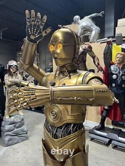 Life Size Sideshow Star Wars C-3P0 11 Full Size C3PO with Lights and Sound