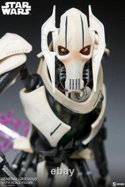 Limited Edition Sideshow Star Wars Statue og General Grievous The Clone Wars