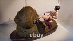 (Lot 801) SIDESHOW LEIA & JABBA YOU'RE GOING TO REGRET THIS DIORAMA STAR WARS