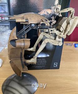S. T. A. P And Battle Droid Sideshow Star Wars 12 1/6 Sixth Scale