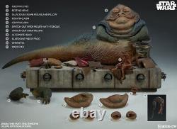 SIDESHOW STAR WARS 12 FIGURE Jabba and Throne DELUXE
