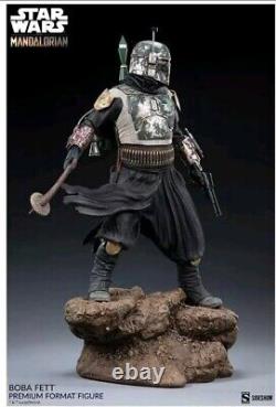 STAR WARS Boba Fett Premium Format Figure 1/4 Statue Sideshow