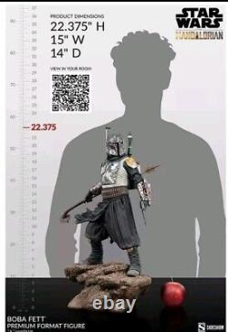 STAR WARS Boba Fett Premium Format Figure 1/4 Statue Sideshow