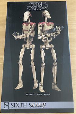 Security Battle Droids Sideshow Militaries of Star Wars 12 One Sixth Boxed