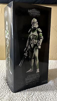 Sideshow 1/6 Scale Star Wars ROTS 442nd Siege Battalion Clone Trooper COMPLETE