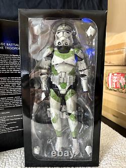 Sideshow 1/6 Scale Star Wars ROTS 442nd Siege Battalion Clone Trooper COMPLETE