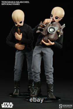 Sideshow Collectibles 1/6 Star Wars Modal Nodes Nalan Cheel & Tedn Dahai RARE