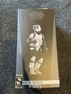 Sideshow Exclusive Star Wars Scout Trooper ROTJ 1/6 Hot Toys Scale Figure