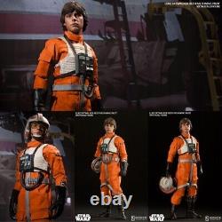 Sideshow Hot Toys Star Wars Luke Skywalker Red Five X-wing 1/6 Scale New