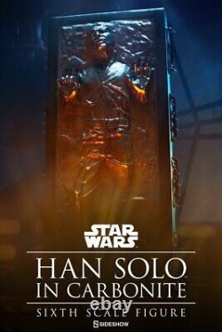 Sideshow Sixth Scale Figure Star Wars Han Carbonite Only 1/6 In Stock