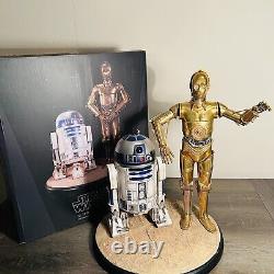 Sideshow Star Wars C-3PO & R2-D2 Premium Format Figure in box VGC