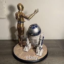 Sideshow Star Wars C-3PO & R2-D2 Premium Format Figure in box VGC