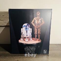 Sideshow Star Wars C-3PO & R2-D2 Premium Format Figure in box VGC