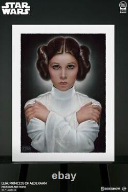 Sideshow Star Wars Princess of Alderaan Leia Print By Olivia de Berardinis