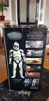 Sideshow Starwars Clone Wars Lieutenant Clone