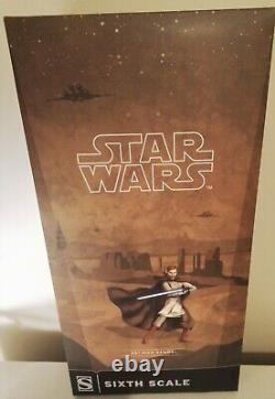 Sideshow Toys 16 Star Wars The Clone Wars Obi-Wan Kenobi Collectible FigureNEW