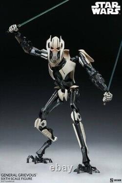 Star Wars 1/6 General Grievous Action Figure Sideshow Collectibles Official