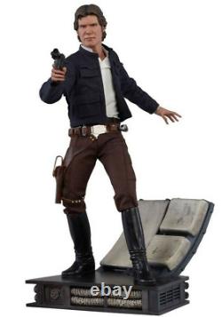 Star Wars Empire Strikes Back Han Only Harrison Ford statue 1/4 Sideshow Rare
