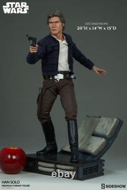 Star Wars Empire Strikes Back Han Only Harrison Ford statue 1/4 Sideshow Rare