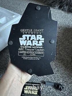 Star Wars Gentle Giant Clone Wars Maquette 2004 ARC Trooper Captain #131/2500