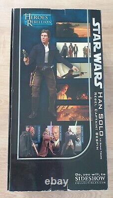 Star Wars Heroes of the Rebellion Han Solo Rebel Captain Bespin 1/6 Sideshow