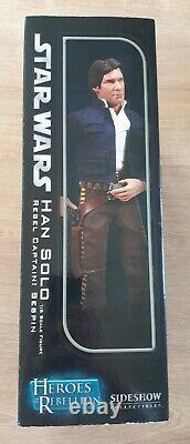 Star Wars Heroes of the Rebellion Han Solo Rebel Captain Bespin 1/6 Sideshow