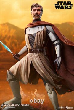 Star Wars Jedi General Obi-Wan Mythos Sideshow Collectibles statue Rare