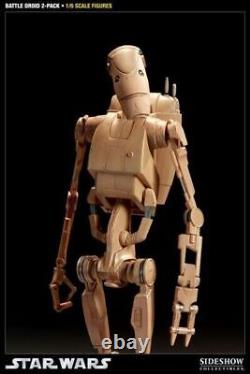 Star Wars Sideshow 1/6 Scale Battle Droids Action Figure MILITARIES OF STAR WARS