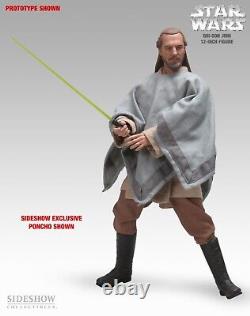 Star Wars Sideshow 12in Qui-Gon 21051 EXCLUSIVE NEW
