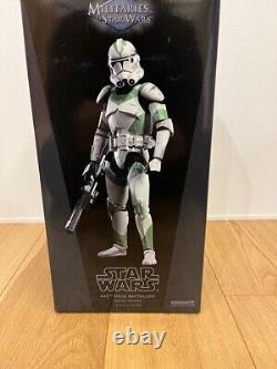 Star Wars Sideshow 442nd Siege Battalion Clone Trooper 1/6 Figure New Unopend