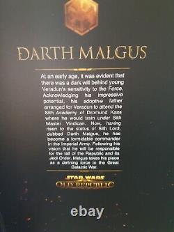 Star Wars Sideshow Collectibles Old Republic Darth Malgus 16 Scale Figure MIB