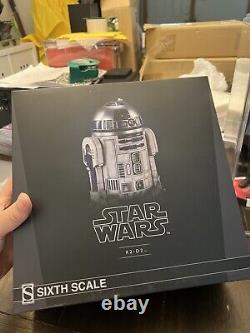 Star Wars Sideshow Collectibles R2-D2 Deluxe 1/6 Figure IN BOX