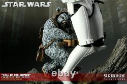 Star Wars Sideshow Fall of the Empire Ewoks vs. Stormtrooper Diorama RARE