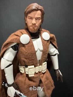 Star Wars Sideshow General Obi-Wan Kenobi Jedi Master 12 Figure Clone Wars