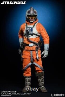 Star Wars Sideshow Luke Skywalker Snowspeeder Pilot 1/6 Scale Figure Exclusive