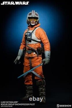 Star Wars Sideshow Luke Skywalker Snowspeeder Pilot 1/6 Scale Figure Exclusive