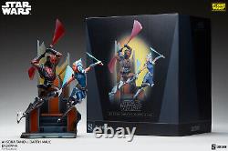 Star Wars The Clone Wars Ahsoka Tano Vs Darth Maul Diorama statue Sideshow