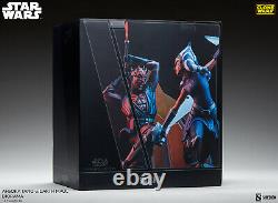 Star Wars The Clone Wars Ahsoka Tano Vs Darth Maul Diorama statue Sideshow