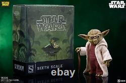 Star Wars The Clone Wars Animated Yoda Jedi Master Sixth Scale figure Sideshow