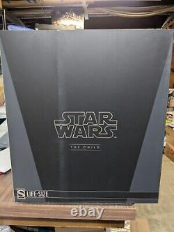 The Child Grogu Mandalorian Star Wars Life Size 11 Figure Sideshow #400369 NIB