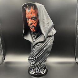 Buste à l'échelle légendaire de Darth Maul de Side Show Collectibles Édition Limitée 595/750