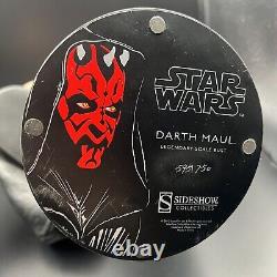 Buste à l'échelle légendaire de Darth Maul de Side Show Collectibles Édition Limitée 595/750