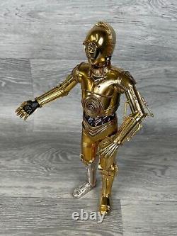Figurine Star Wars C-3PO, Sideshow, Medicom Toy, Real Action Heros, Yeux Lumineux