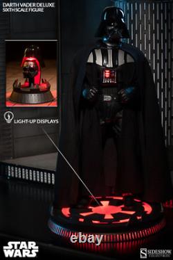 Figurine à l'échelle 1/6 de luxe de Dark Vador de Star Wars par Sideshow Collectibles