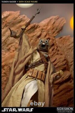 Figurine de collection SideShow Star Wars Tusken Raider à l'échelle 1:6 Scum & Villainy