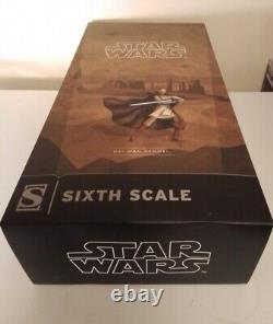 Figurine de collection Star Wars The Clone Wars Obi-Wan Kenobi de Sideshow Toys 16, NOUVELLE
