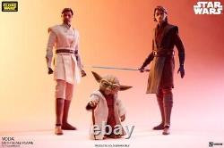 Guerre des étoiles Les Clone Wars Figurine à l'échelle 1:6 de Yoda Sideshow Toys