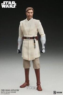 Guerre des étoiles : Les guerres des clones 1/6 Figurine d'action Obi-Wan Kenobi Sideshow Collectibles